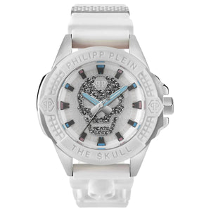 Philipp Plein The $kull White Crystal Men's Watch PWAAA1521 - Watch Enclave