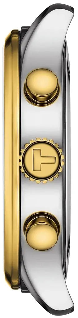 Tissot T116.617.22.041.00 Chrono XL Classic Blue Dial Two Tone Steel Strap Watch for Men Tissot