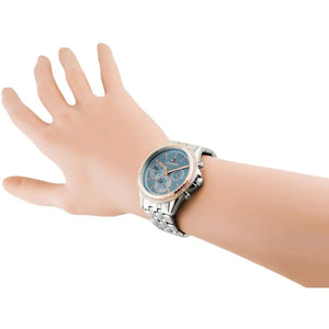 Tommy Hilfiger 1781976 Ari Diamonds Blue Dial Silver Steel Strap Watch for Women Tommy Hilfiger