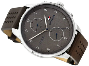 Tommy Hilfiger 1791579 Chase Quartz Brown Dial Brown Leather Strap Watch for Men Tommy Hilfiger