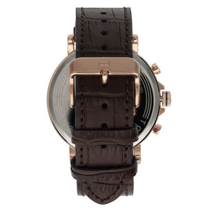 Tommy Hilfiger 1710418 Daniel Blue Dial Brown Leather Strap Watch for Men Tommy Hilfiger