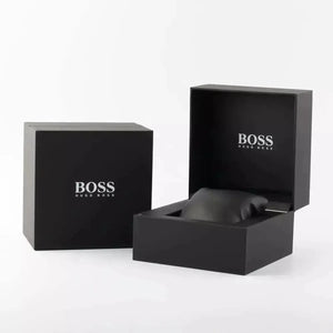 Hugo Boss 1513969 Chronograph Quartz Watch for Men with Black Silicone Bracelet Hugo Boss