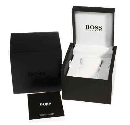 Hugo Boss 1513720 Velocity Mens' Black Rubber Strap Chrono Watch Hugo Boss