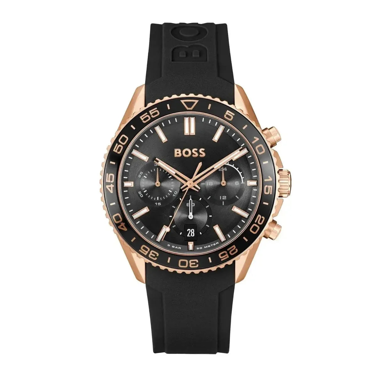 Hugo Boss 1514168 Runner Black Men's Chronograph Watch Hugo Boss