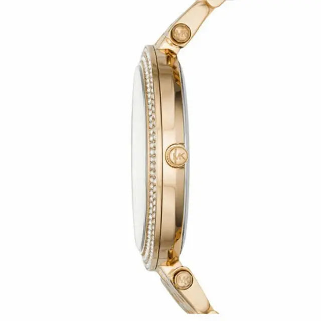 Michael Kors MK3438 Darci Gold Dial Gold Steel Strap Watch for Women Michael Kros