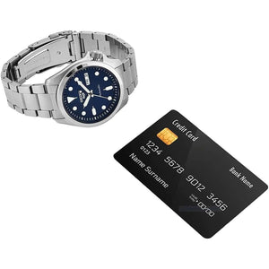 Seiko 5 Sports Sense Style Blue Sunray Automatic Men's Watch SRPE53K1 - Watch Enclave