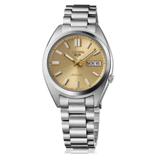 Seiko 5 Sports SNXS Gold Dial Automatic Men's Watch SRPL59K1 - Watch Enclave