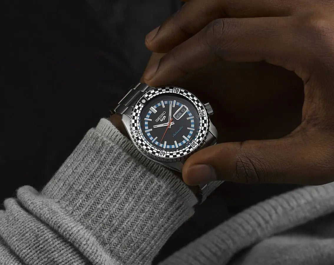 Seiko SRPK67K1 “Checker Flag” Special Edition Men’s Watch Seiko