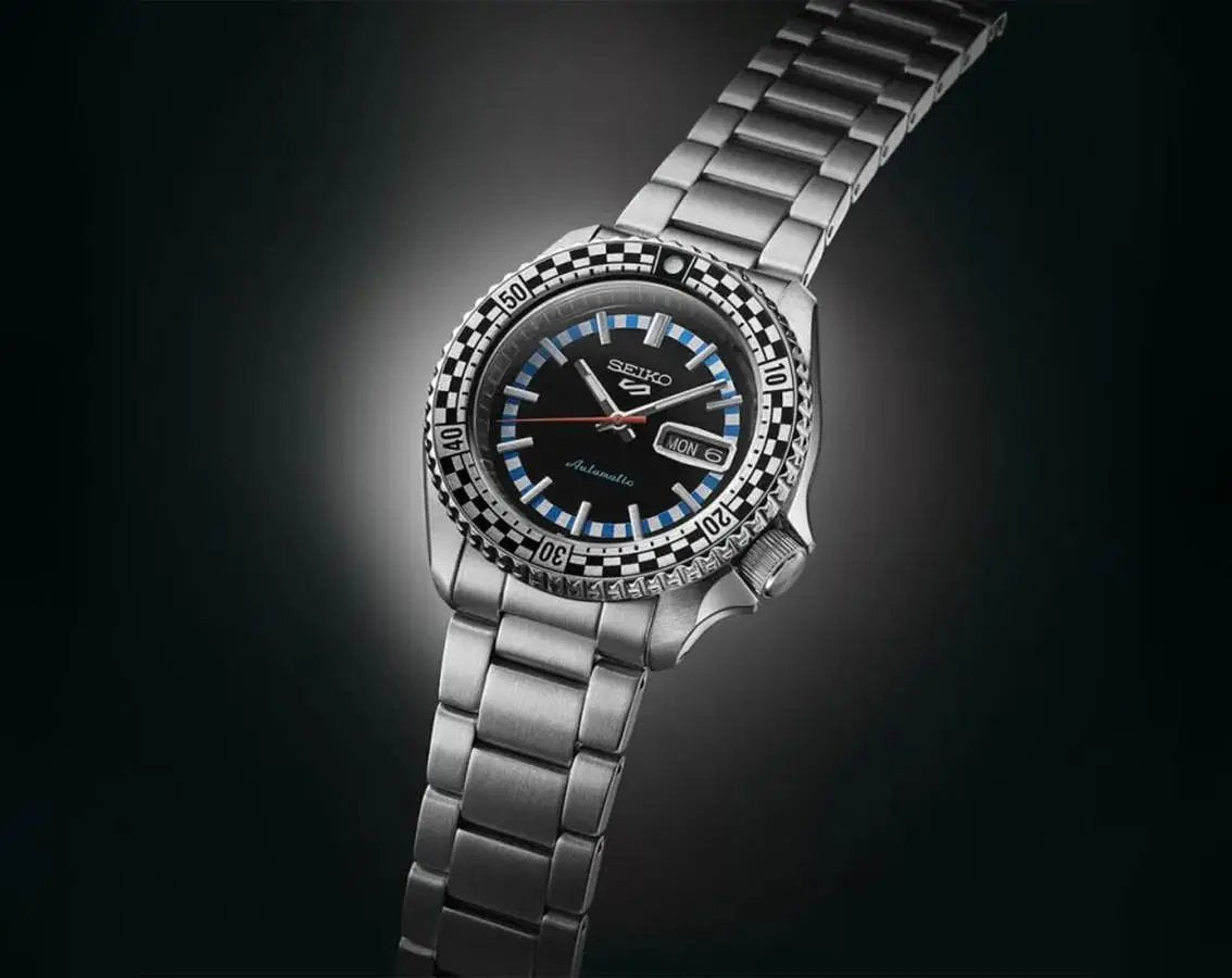 Seiko SRPK67K1 “Checker Flag” Special Edition Men’s Watch Seiko