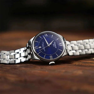 Tissot Chemin des Tourelles Powermatic 80 42mm Blue Dial Men's Watch T139.407.11.048.00 - Watch Enclave