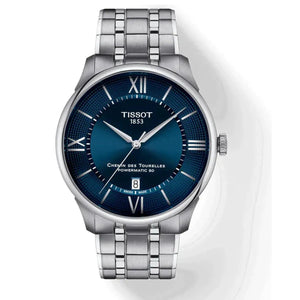Tissot Chemin des Tourelles Powermatic 80 42mm Blue Dial Men's Watch T139.407.11.048.00 - Watch Enclave