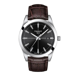 Tissot Gentleman Quartz 40mm Black Dial Men's Watch T127.410.16.051.01 - Watch Enclave