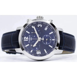 Tissot PRC 200 Chronograph 41mm Anthracite Dial Leather Men's Watch T055.417.16.047.00 - Watch Enclave