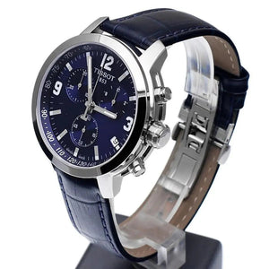 Tissot PRC 200 Chronograph 41mm Anthracite Dial Leather Men's Watch T055.417.16.047.00 - Watch Enclave