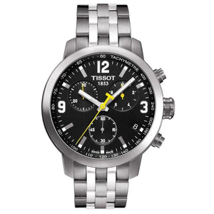 Tissot PRC 200 Chronograph 41mm Black Dial Men's Watch T055.417.11.057.00 - Watch Enclave