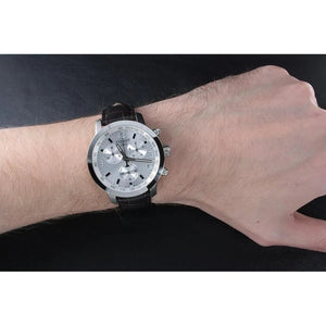 Tissot PRC 200 Chronograph 41mm Blue Dial Leather Men's Watch T055.417.16.037.00 - Watch Enclave