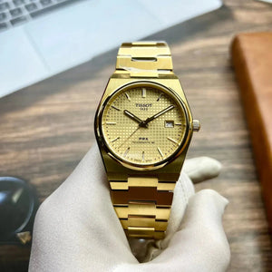Tissot PRX Powermatic 80 40mm White Dial Rose Gold PVD Men's Watch T137.407.33.021.00 - Watch Enclave