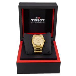 Tissot PRX Powermatic 80 40mm White Dial Rose Gold PVD Men's Watch T137.407.33.021.00 - Watch Enclave