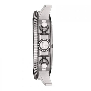 Tissot T120.417.11.041.01 Seastar 1000 Chronograph Driver Blue Dial Silver Steel Strap Watch For Men Tissot