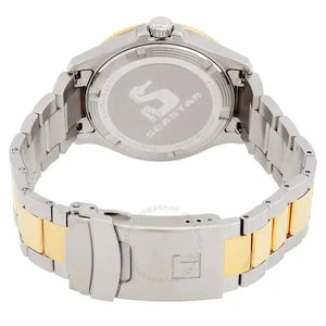 Tissot T120.410.22.051.00 Seastar 1000 Black Dial Two Tone Steel Strap Watch For Men Tissot