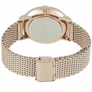 Tommy Hilfiger 1791506 Brooklyn Grey Dial Gold Mesh Bracelet Watch for Men Tommy Hilfiger