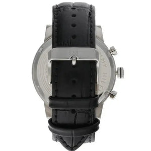 Tommy Hilfiger 1791401 Kane Quartz Black Dial Black Leather Strap Watch for Men Tommy Hilfiger