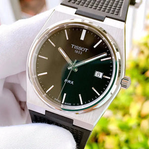 Tissot T137.410.17.051.00 PRX Black Dial Black Rubber Strap Watch For Men Tissot