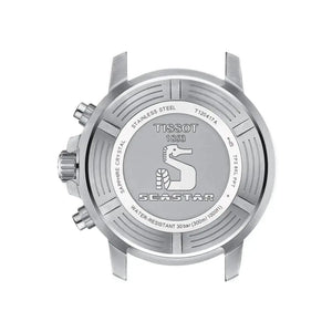 Tissot SeastarT120.417.11.041.00 Chronograph Blue Dial Silver Steel Strap Watch For Men - T120.417.11.041.00 Tissot