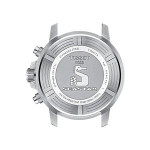 Tissot SeastarT120.417.11.041.00 Chronograph Blue Dial Silver Steel Strap Watch For Men - T120.417.11.041.00 Tissot