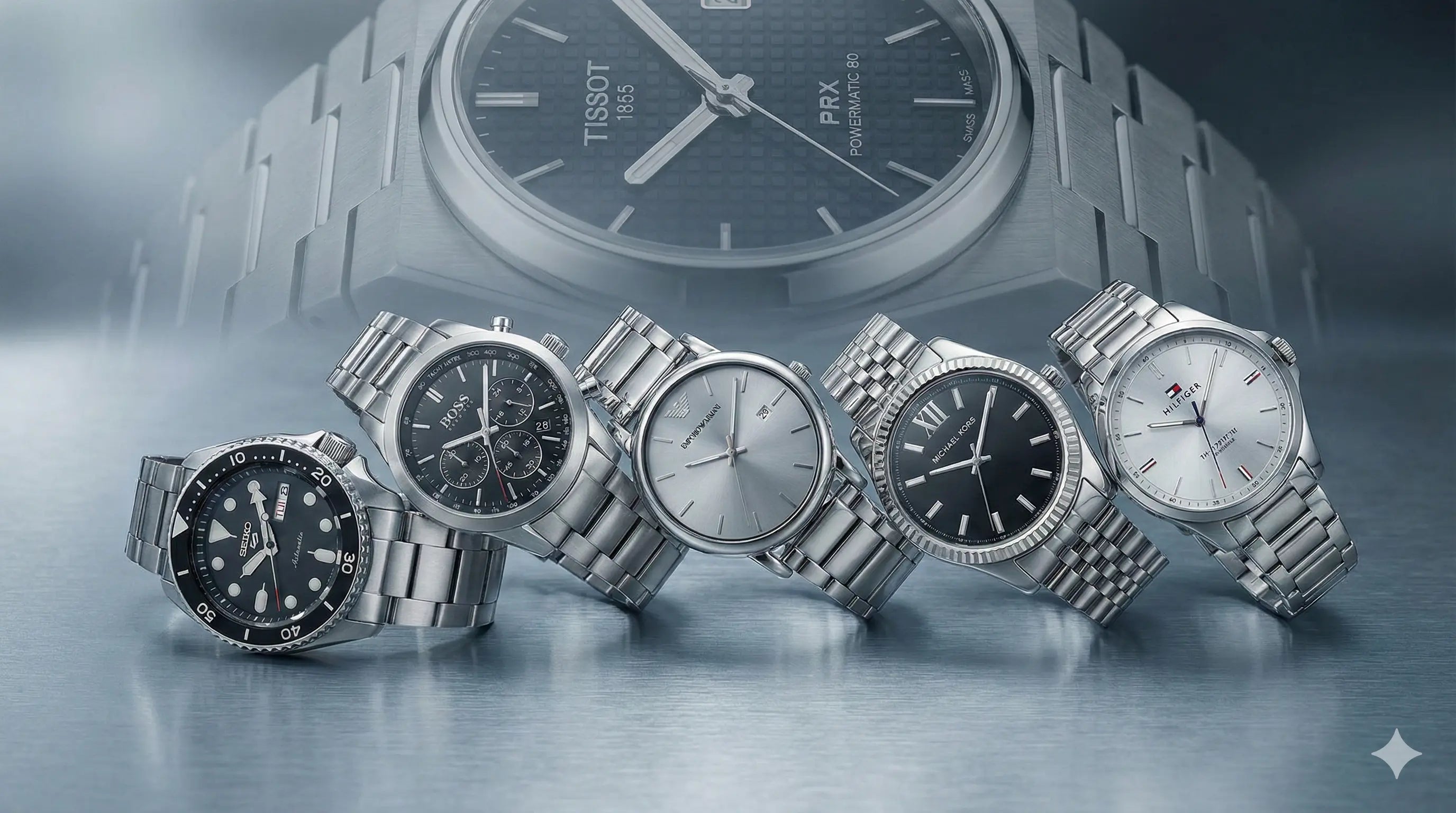 Can’t Afford a Tissot PRX? Here Are 5 Best Integrated Bracelet Alternatives Under £300 (From Seiko, Boss & More)