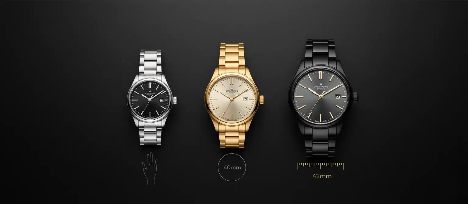 2025 Watch Size Guide: How to Choose the Perfect Case Diameter for Your Wrist
