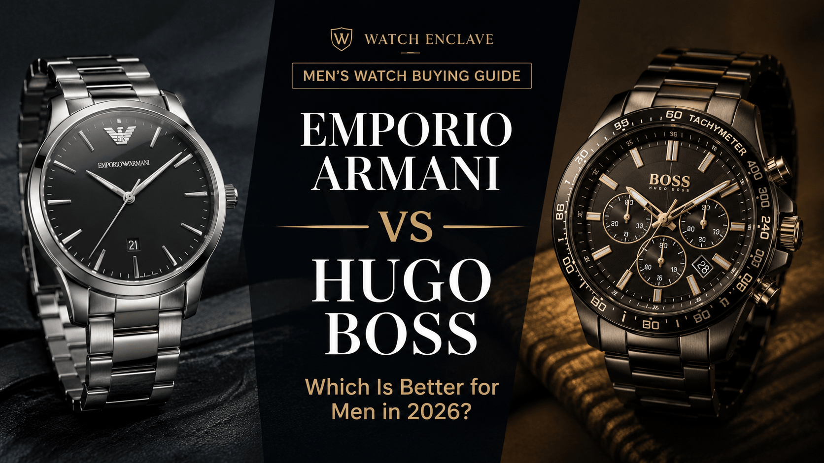 Emporio Armani vs Hugo Boss Watches: Which Is Better for Men in 2026? - Watch Enclave