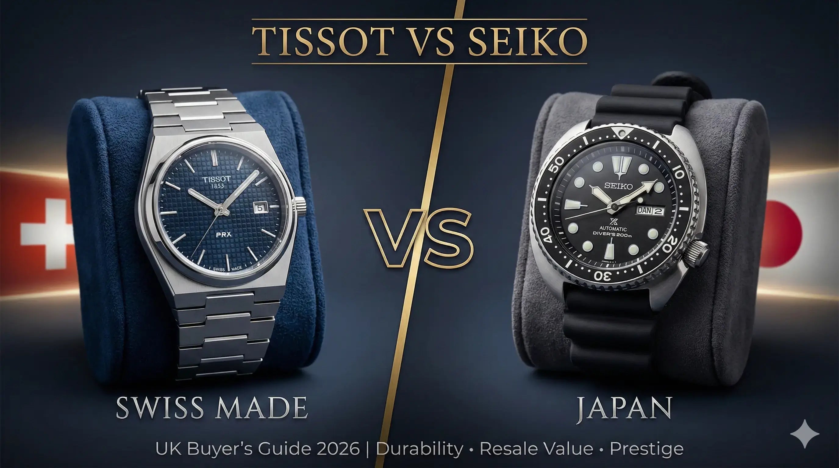 Tissot vs Seiko: Which Brand Is Better for UK Buyers in 2026? — Durability, Resale Value, Prestige - Watch Enclave
