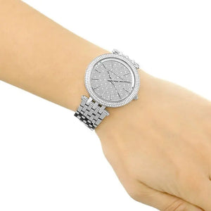 Michael Kors MK3404 Darci Silver Dial Silver Steel Strap Watch for Women Michael Kros