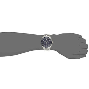 Tommy Hilfiger 1791120 Luke Quartz Black Dial Silver Steel Strap Watch for Men Tommy Hilfiger