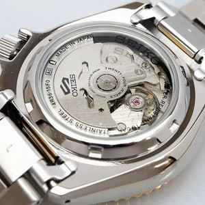 Seiko SRPK24 5 Sports Automatic Brown Dial Two Tone Steel Men’s Watch Seiko