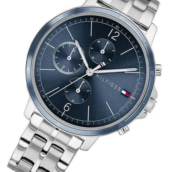 Tommy Hilfiger 1782188 Casual Quartz Blue Dial Silver Steel Strap Watch For Women Tommy Hilfiger