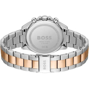 Hugo Boss 1502617 Novia Brown Dial Two Tone Steel Strap Watch for Women Hugo Boss