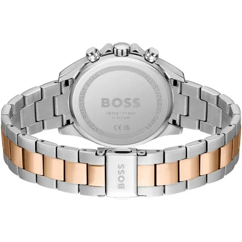 Hugo Boss 1502617 Novia Brown Dial Two Tone Steel Strap Watch for Women Hugo Boss