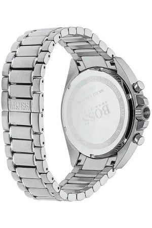 Hugo Boss 1513081 Chronograph Driver Blue Dial Silver Steel Strap Watch for Men Hugo Boss
