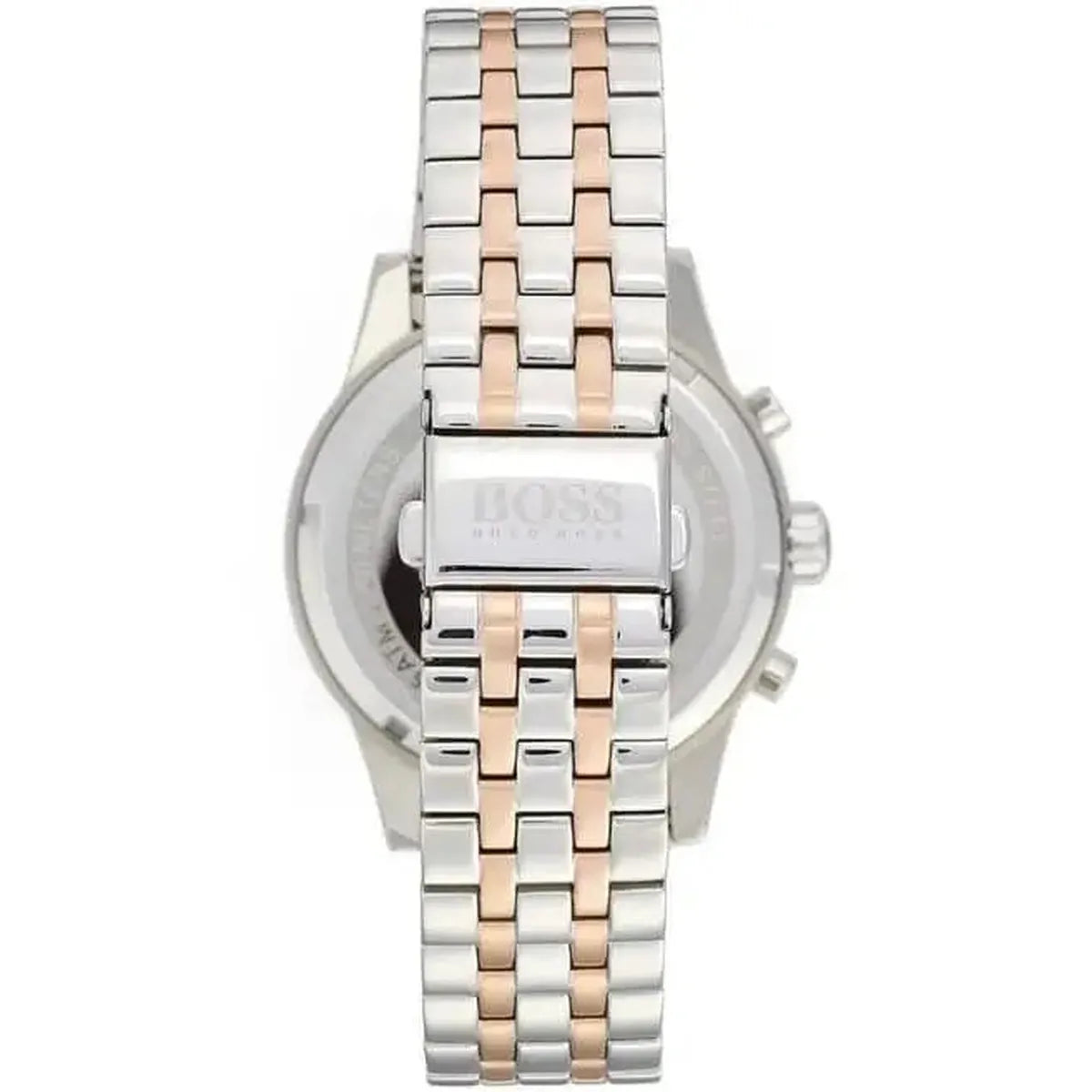 Hugo Boss 1513385 Jet Silver Dial Two Tone Steel Strap Watch for Men Hugo Boss