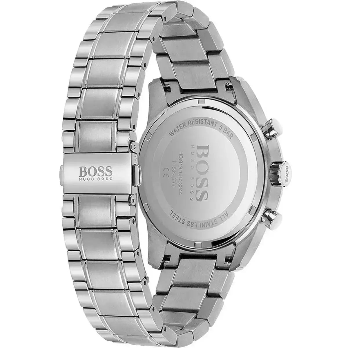 Hugo Boss 1513784 Skymaster Blue Dial Silver Steel Strap Watch for Men Hugo Boss