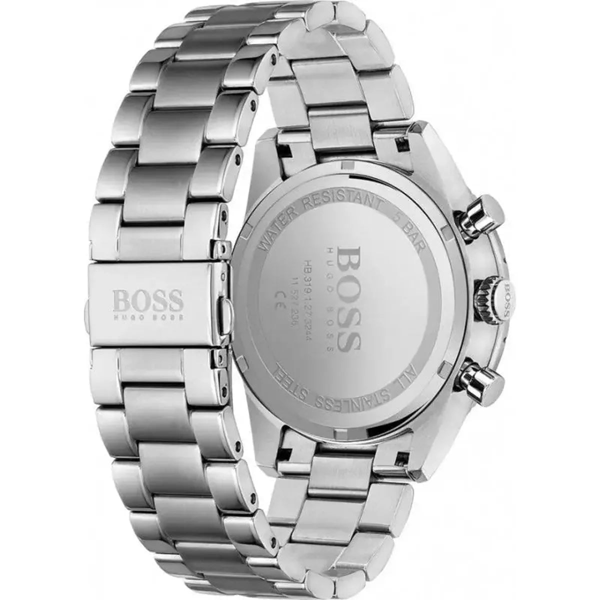 Hugo Boss 1513850 Pilot Blue Dial Silver Steel Strap Watch for Men Hugo Boss