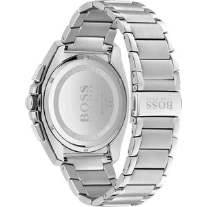 Hugo Boss 1513884 Grandmaster Blue Dial Silver Steel Strap Watch for Men Hugo Boss