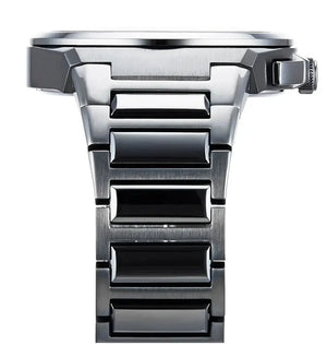 Hugo Boss 1513996 Steer Chronograph Quartz Grey Dial Grey Steel Strap Watch For Men Hugo Boss