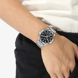 Hugo Boss 1514057 Mens Troper Chrono Watch Black Dial Hugo Boss