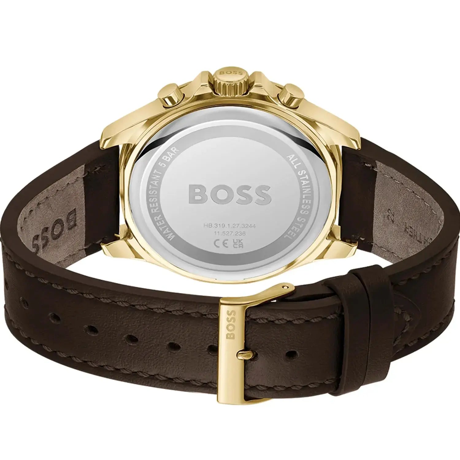 Hugo Boss Troper 1514100 – Timeless Black Dial Chronograph Men’s Watch Hugo Boss