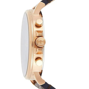 Tommy Hilfiger 1710418 Daniel Blue Dial Brown Leather Strap Watch for Men Tommy Hilfiger