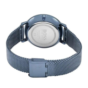 Hugo Boss 1502518 Infinity Blue Dial Blue Mesh Bracelet Watch for Women Hugo Boss