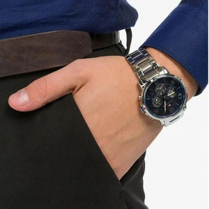 Tommy Hilfiger 1791293 Keagan Blue Dial Silver Steel Strap Watch for Men Tommy Hilfiger